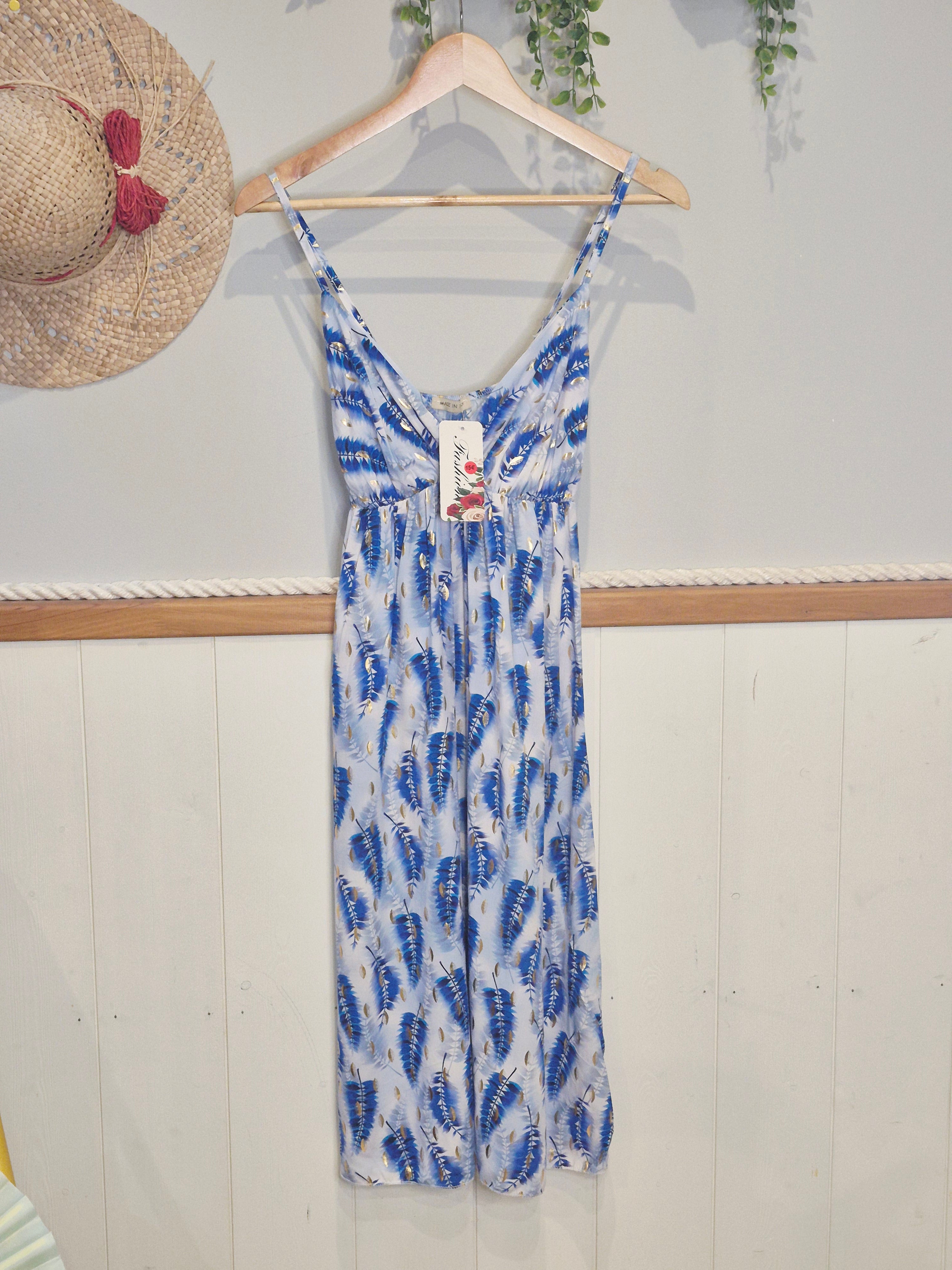 Robe longue imprimée
