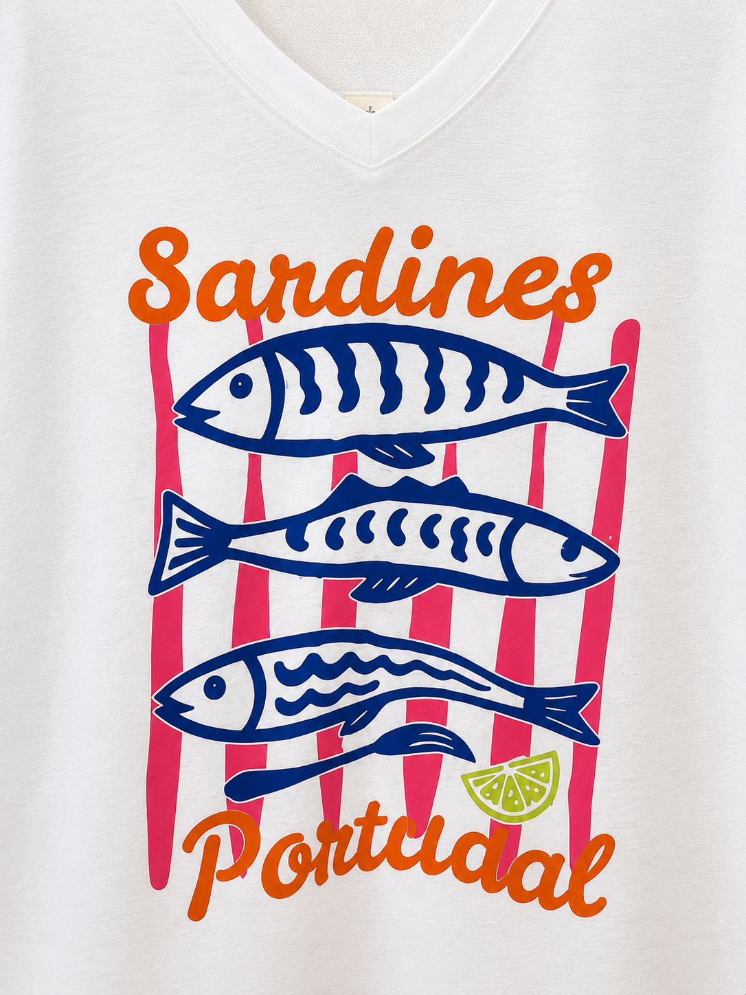 T-shirt imprimé sardines