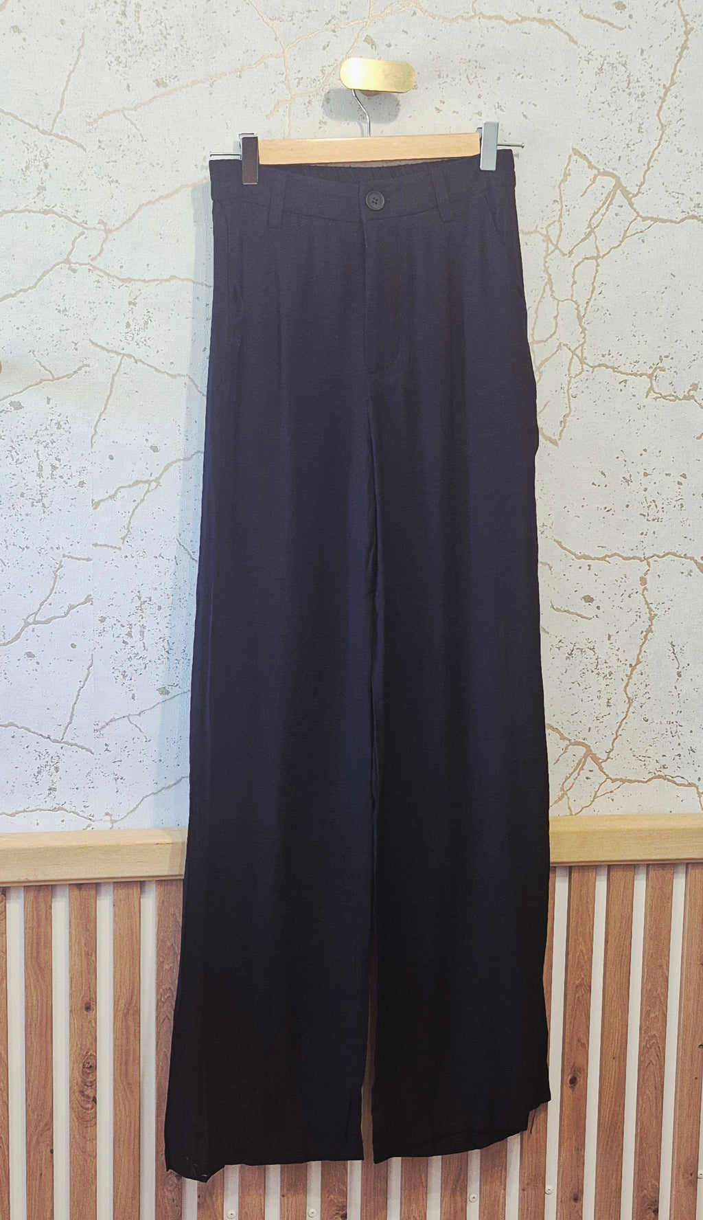 Pantalon fluide noir