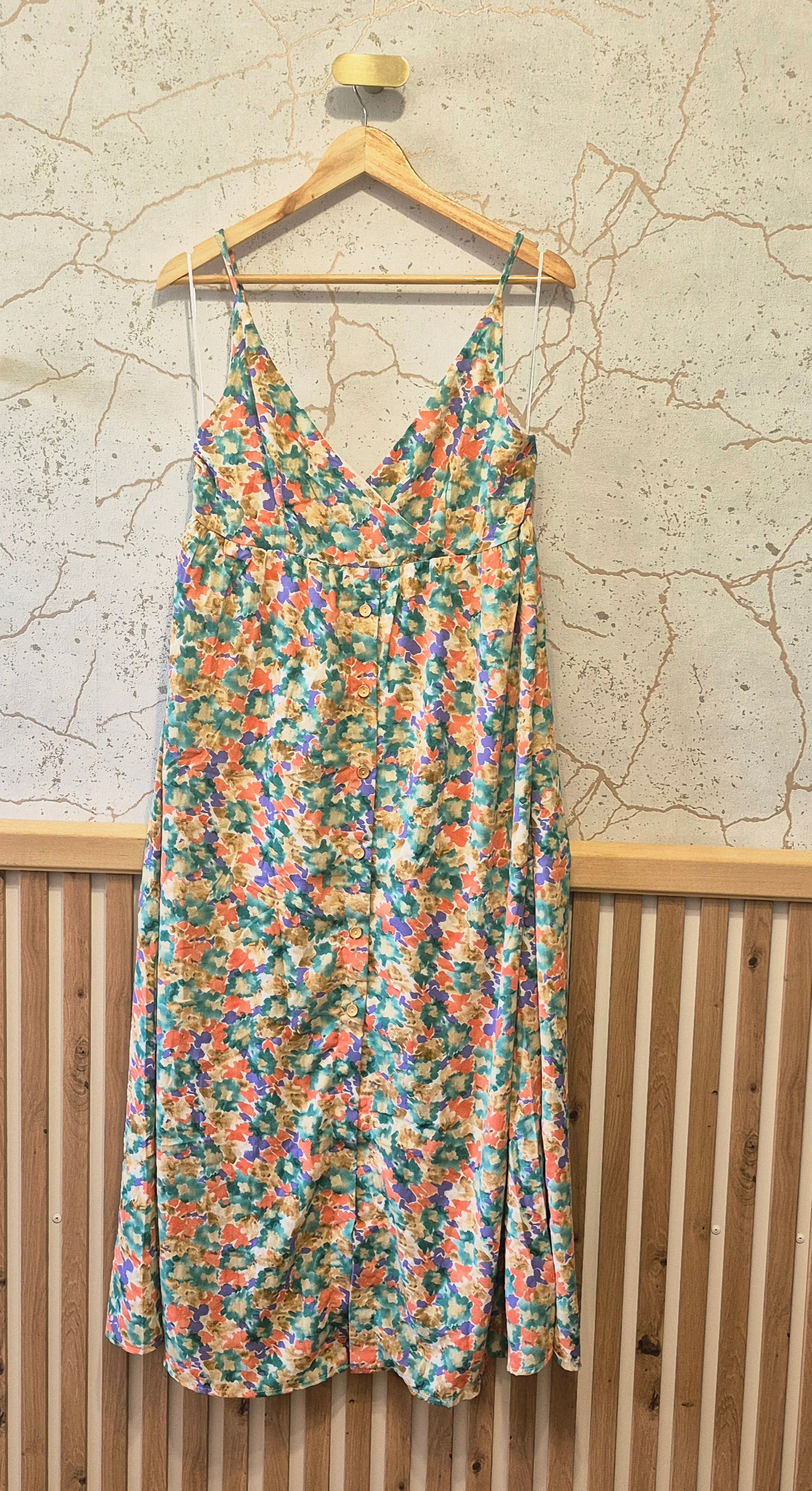 Robe longue fleuris