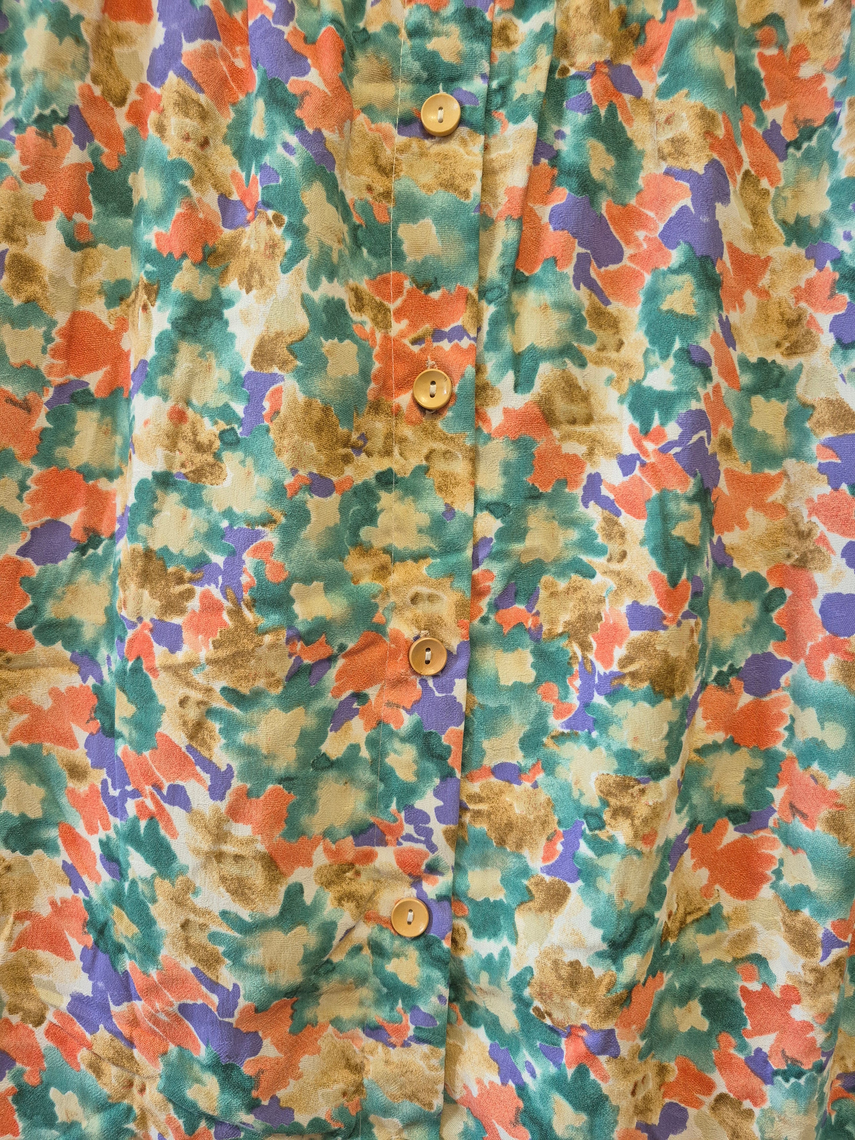 Robe longue fleuris