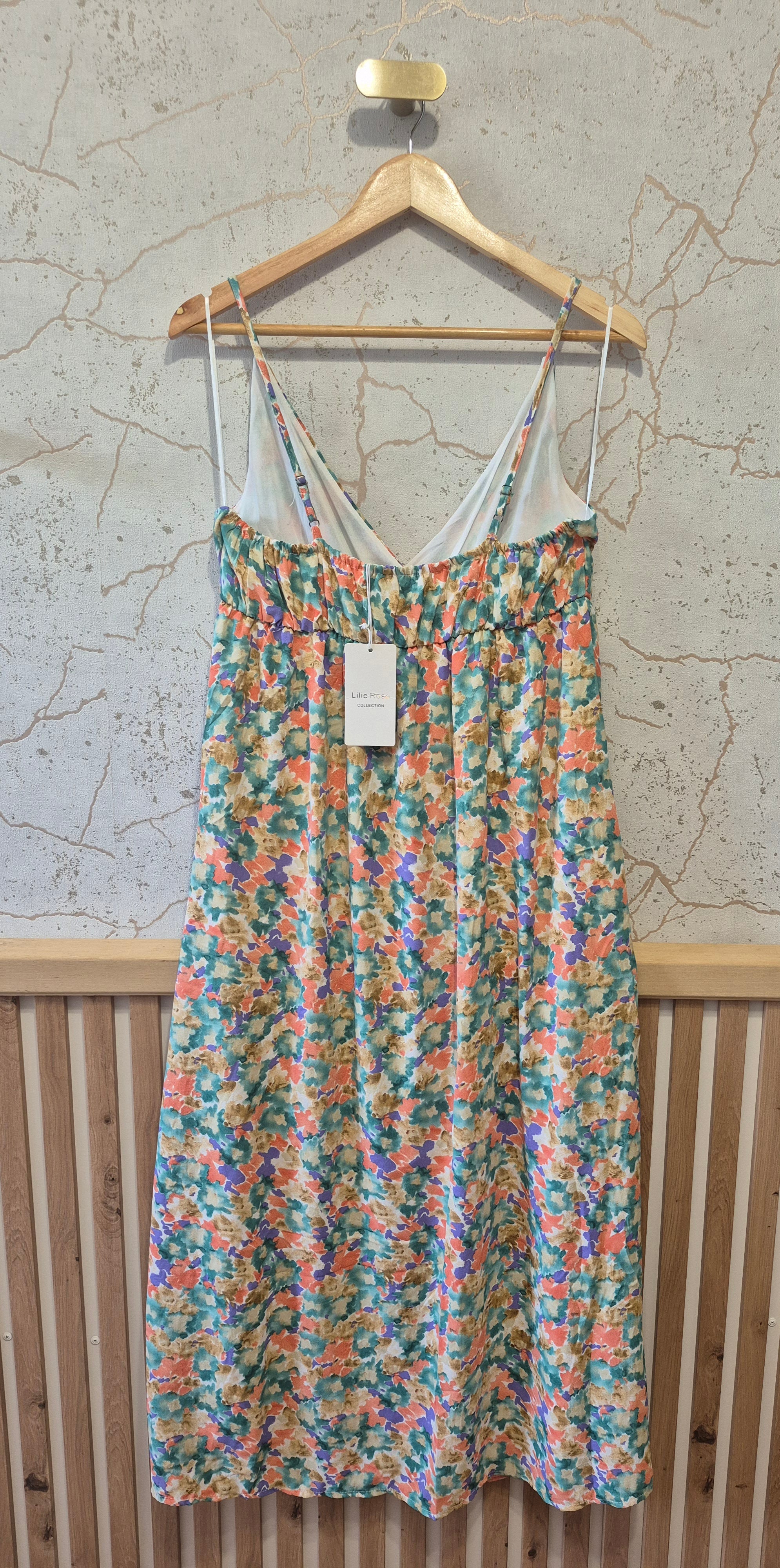 Robe longue fleuris
