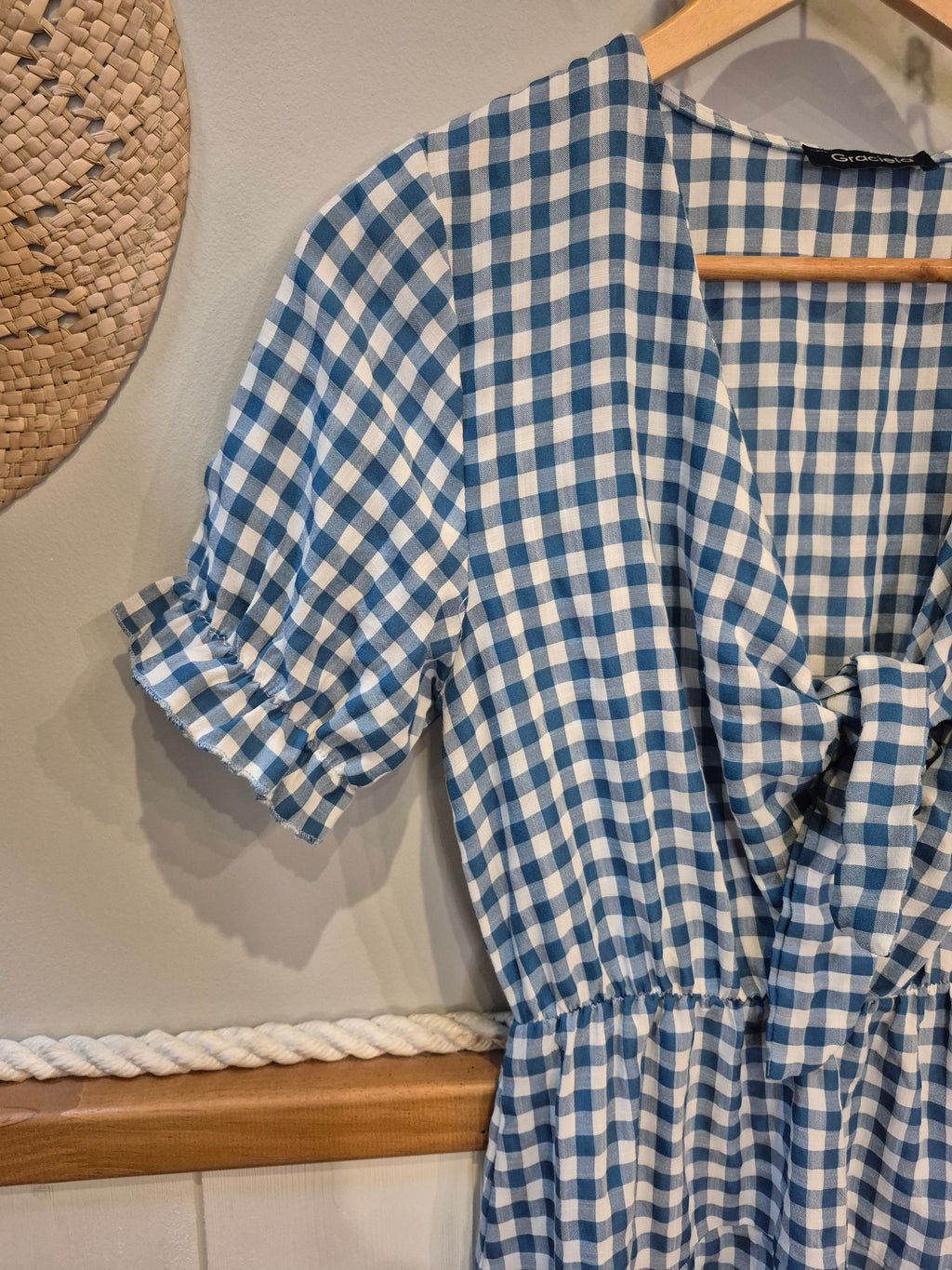Robe à carreaux vichy