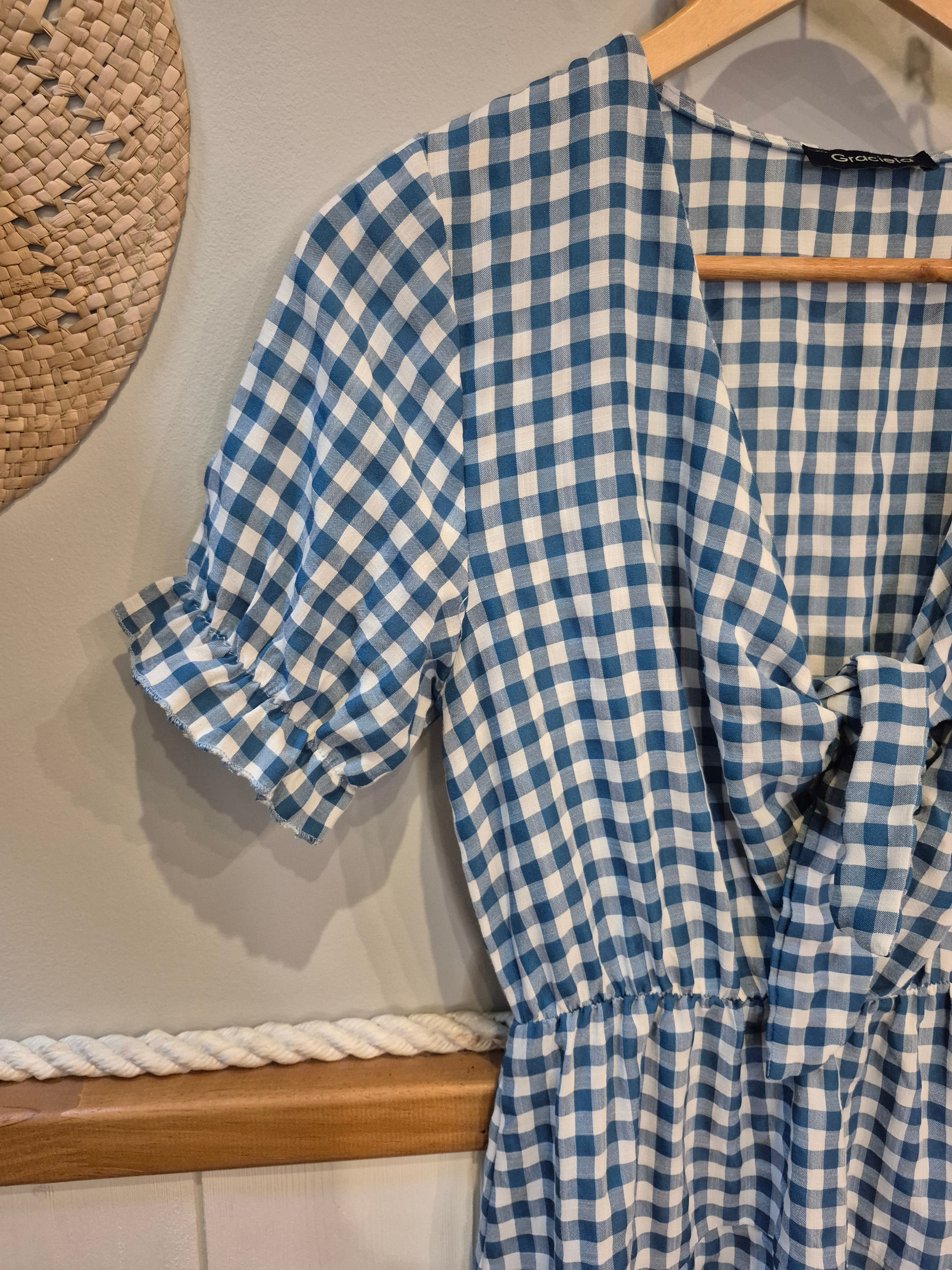 Robe à carreaux vichy