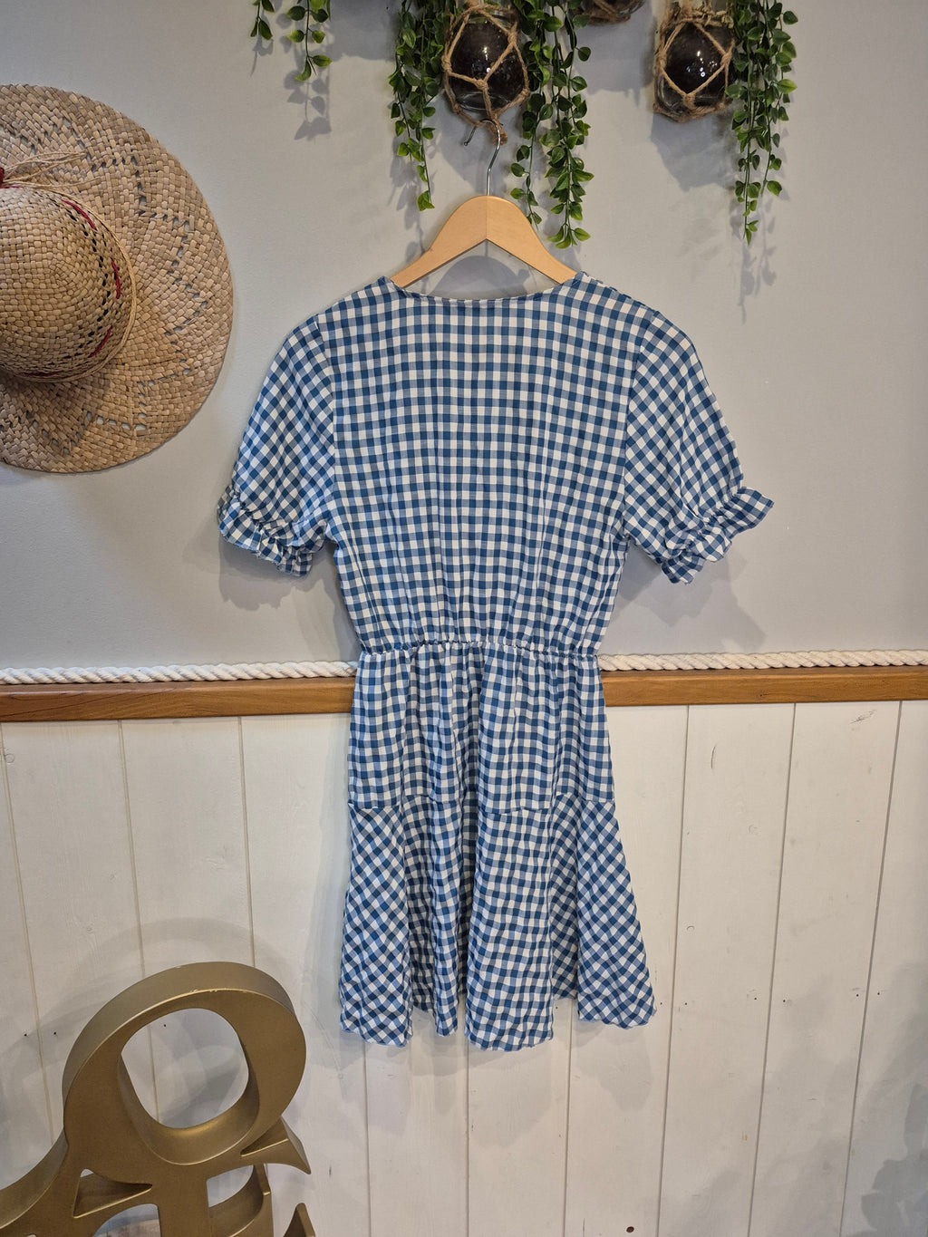 Robe à carreaux vichy
