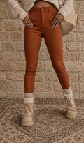 Pantalon Skinny Terracota