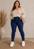 Pantalon Skinny Marine