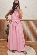 Robe fluide rose