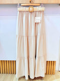 Jupe longue Beige